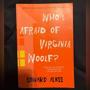 's 'Who's Afraid of Virginia Woolf?' - Vibrant Orange Cover